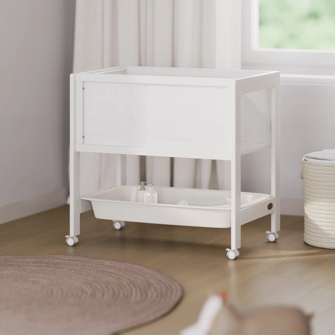 Boori Tidy Bassinet/Change Table - 2 in 1 - Barley White(B-TIBASV25/BA)