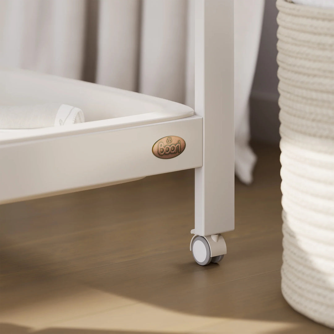 Boori Tidy Bassinet/Change Table - 2 in 1 - Barley White(B-TIBASV26/BA)