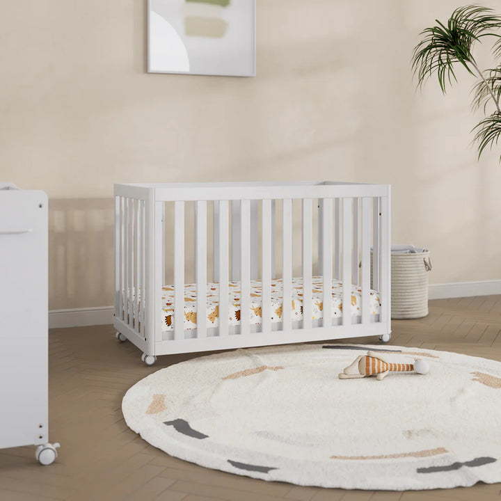 Boori Turin Compact Cot Barley White(B-TUCCOV24/BA)