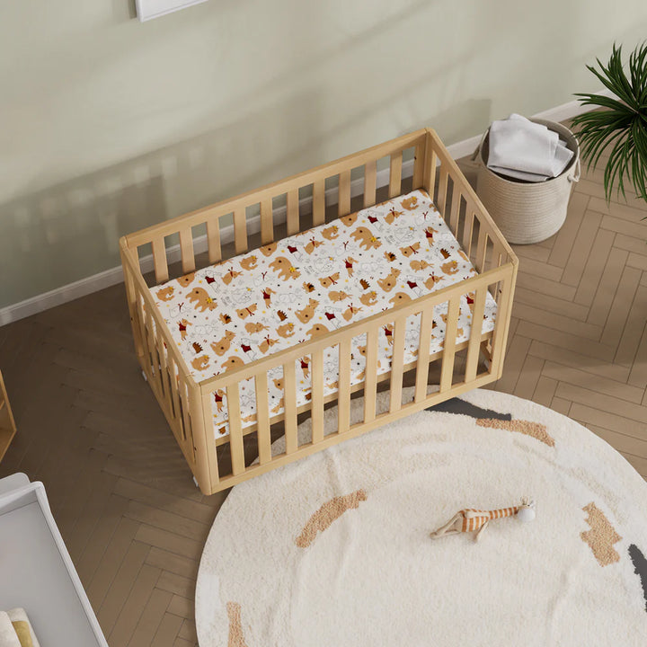 Boori Turin Compact Cot - Almond (B-TUCCOV24/AD)