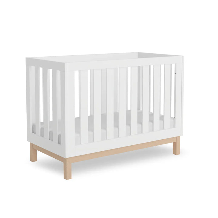 Babyrest Bailey Compact Cot - White + Mattress
