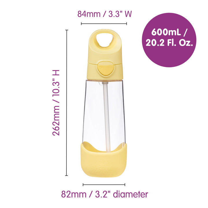 B.box Tritan Drink Bottle 600mL - Bluey playtime
