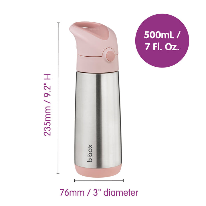 B.Box Insulated Drink Bottle 500ml - confetti