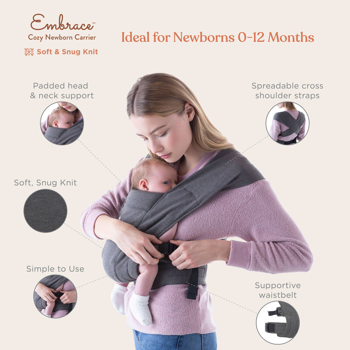 Ergobaby Embrace Newborn Carrier - Cream