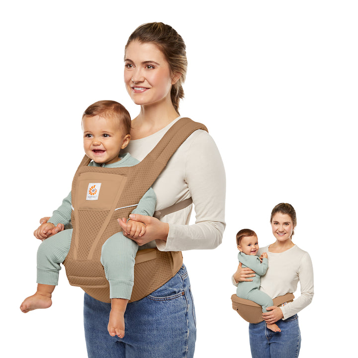 Ergobaby Alta Hipseat Carrier - Camel Brown