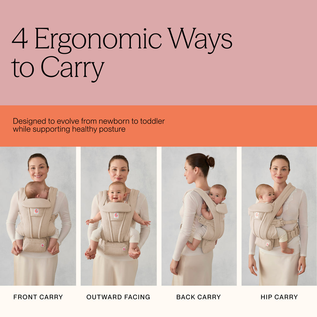 Ergobaby Omni Deluxe Mesh Baby Carrier - Serene Blue