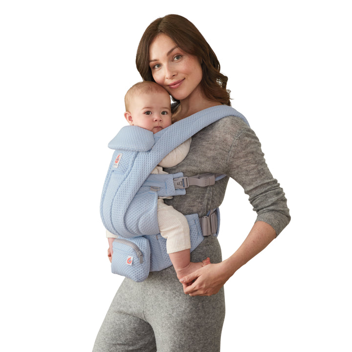 Ergobaby Omni Deluxe Mesh Baby Carrier - Serene Blue