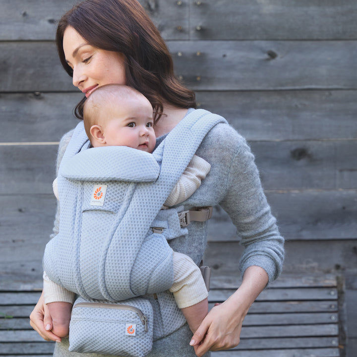 Ergobaby Omni Deluxe Mesh Baby Carrier - Serene Blue