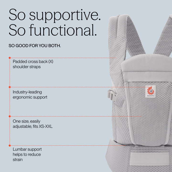Ergobaby Omni Lite Baby Carrier - Pearl Grey