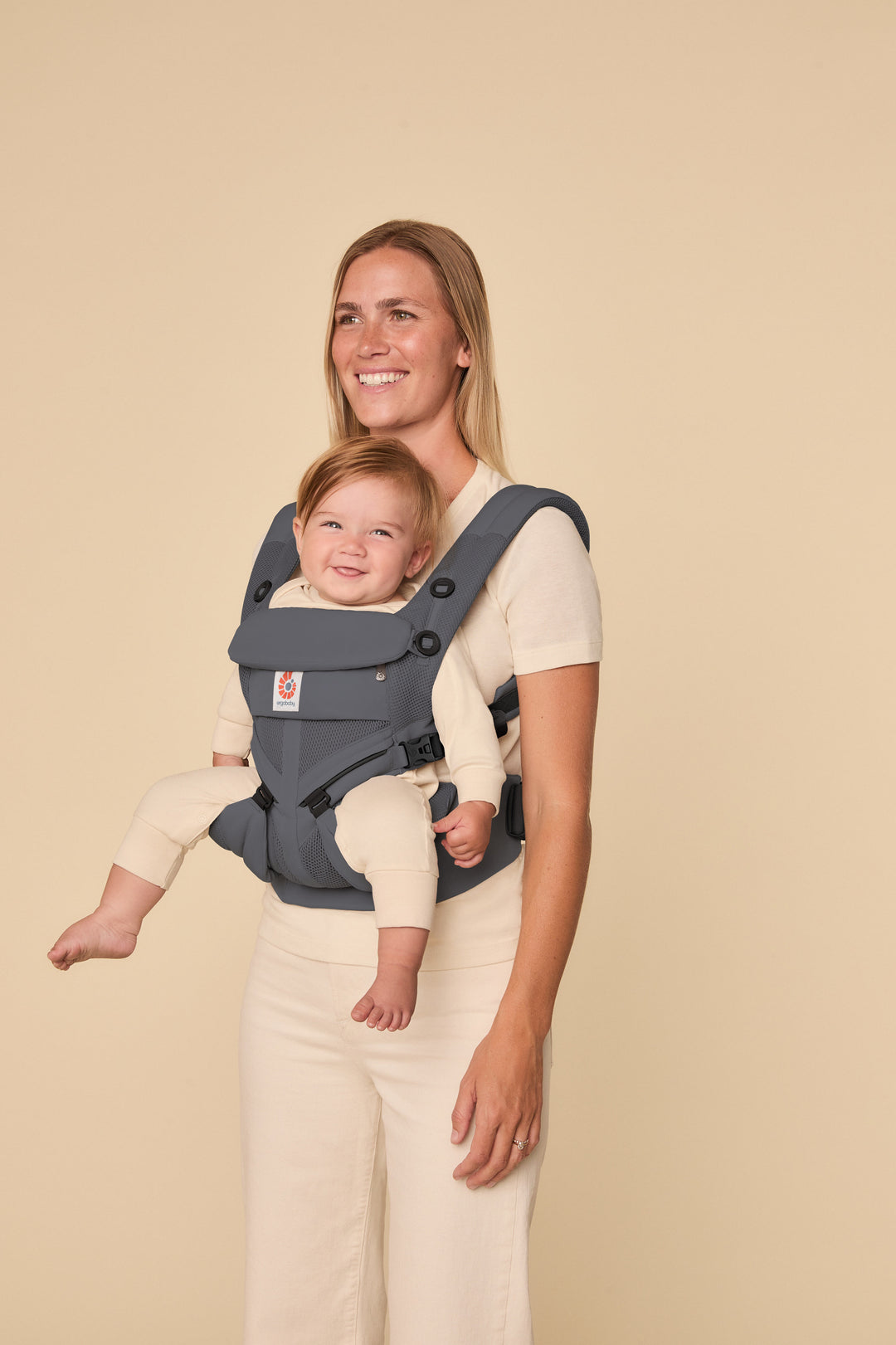ERGOBABY OMNI CLASSIC MESH BABY CARRIER - CHARCOAL GREY