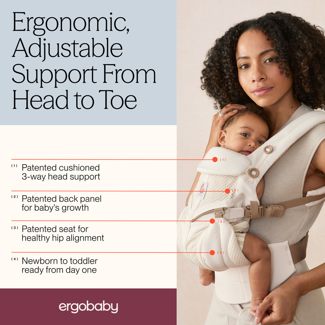 Ergobaby Omni Classic Mesh Carrier - Luminous Ivory