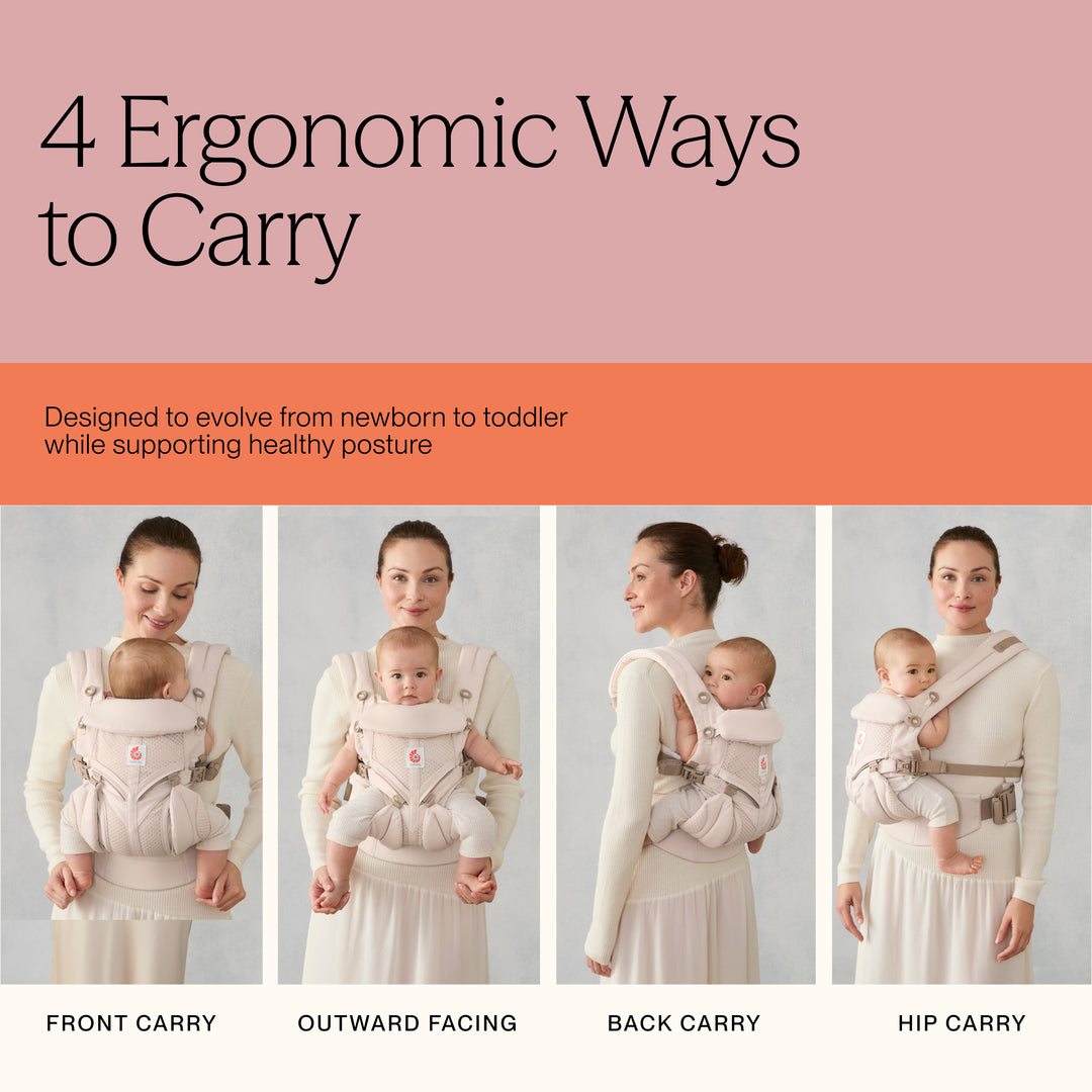 Ergobaby Omni Classic Mesh Baby Carrier - Pearl Grey
