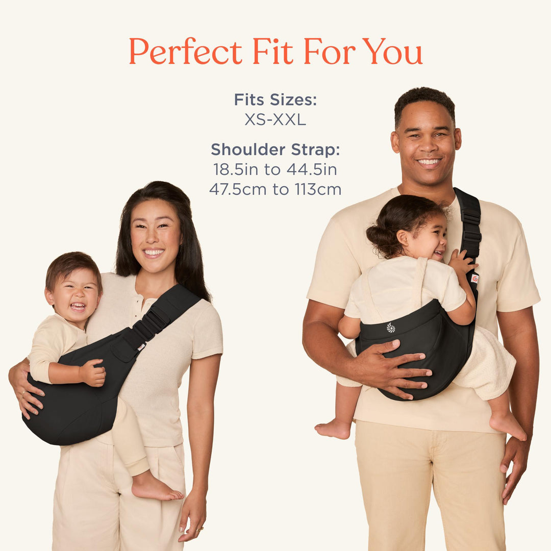 Ergobaby Upsie Sling Carrier - Onyx Black