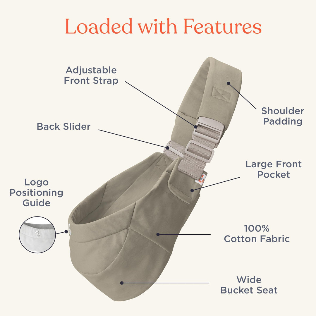 Ergobaby Upsie Sling Carrier - Soft Olive