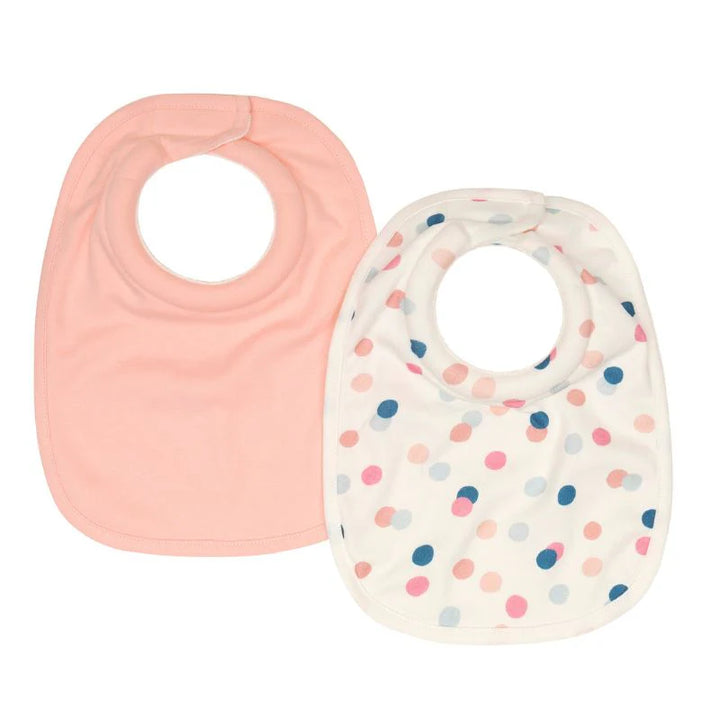 All4Ella Roll neck bibs 2pk- Confetti