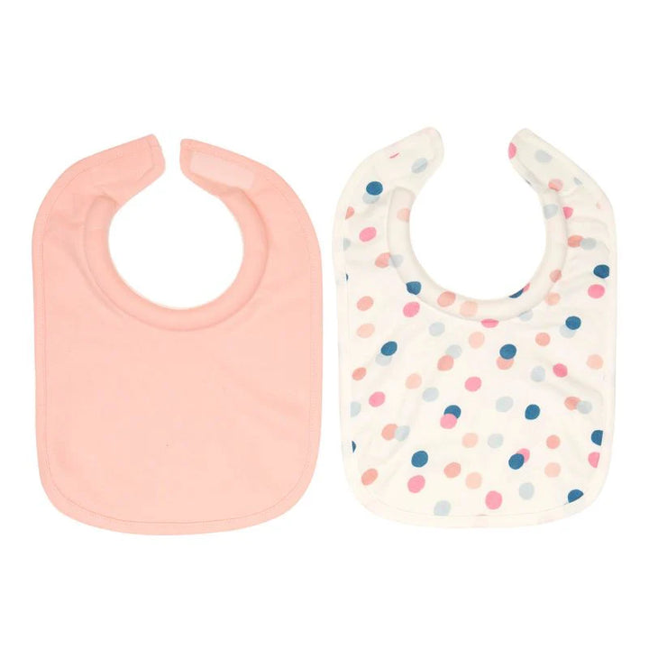 All4Ella Roll neck bibs 2pk- Confetti