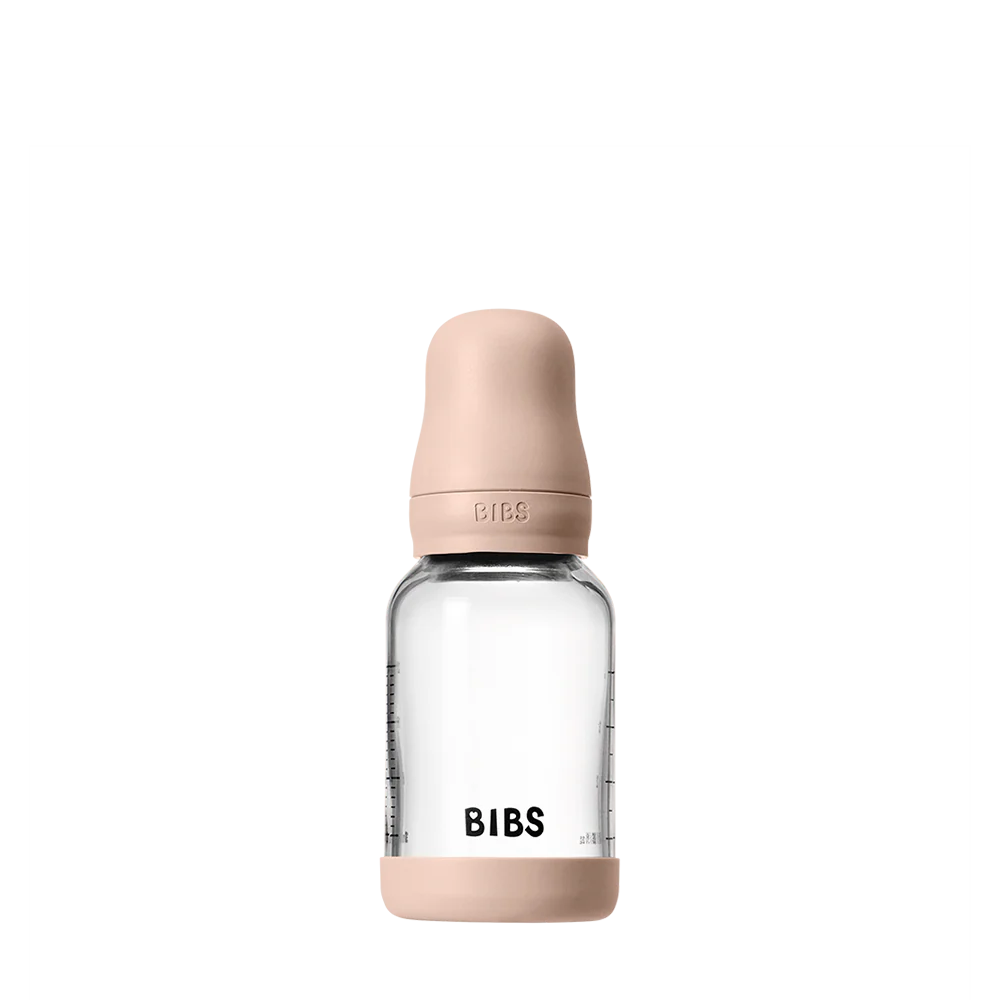 Baby Glass Bottle Set 120ml Latex - Blush