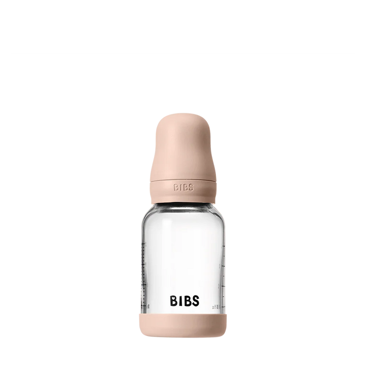 Baby Glass Bottle Set 120ml Latex - Blush