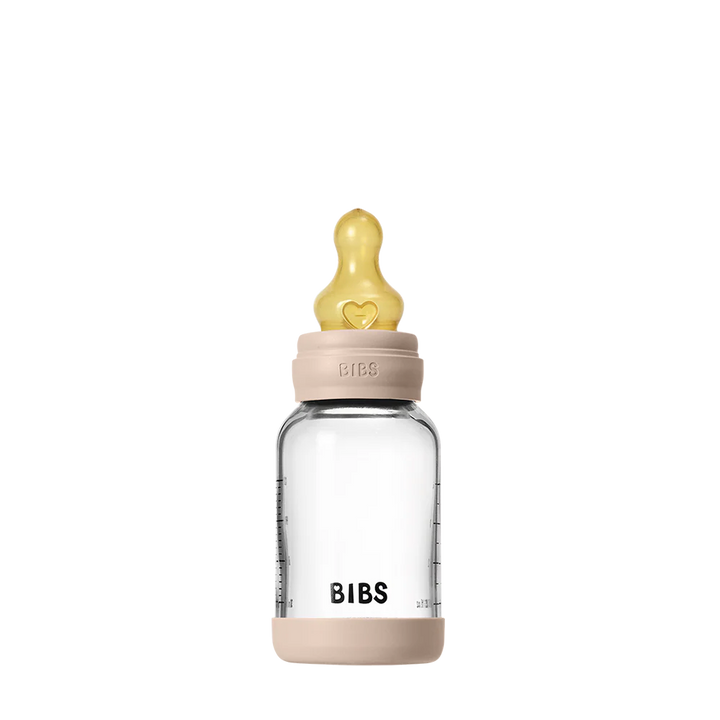 Baby Glass Bottle Set 120ml Latex - Blush