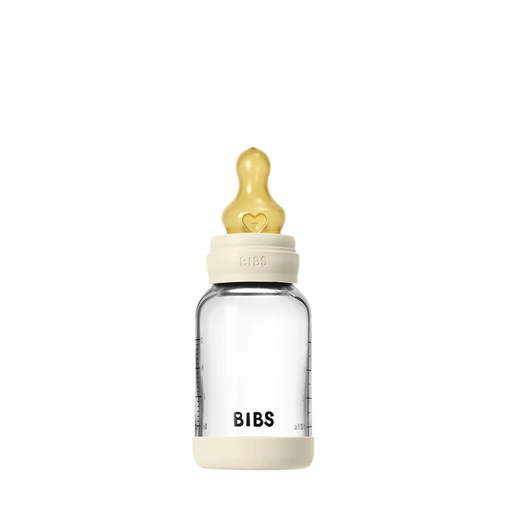Baby Glass Bottle Set 120ml Latex - Ivory