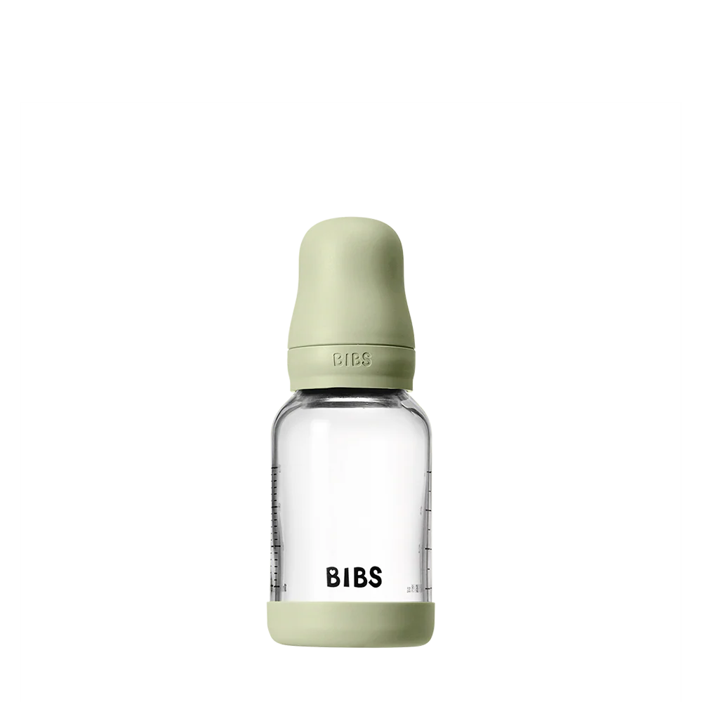 Baby Glass Bottle Set 120ml Latex - Sage