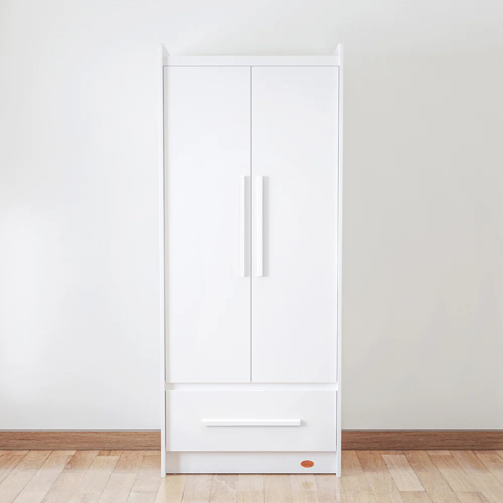 Boori Neat 2 Door Wardrobe - Barley White (BK-NE2DWR/BA)