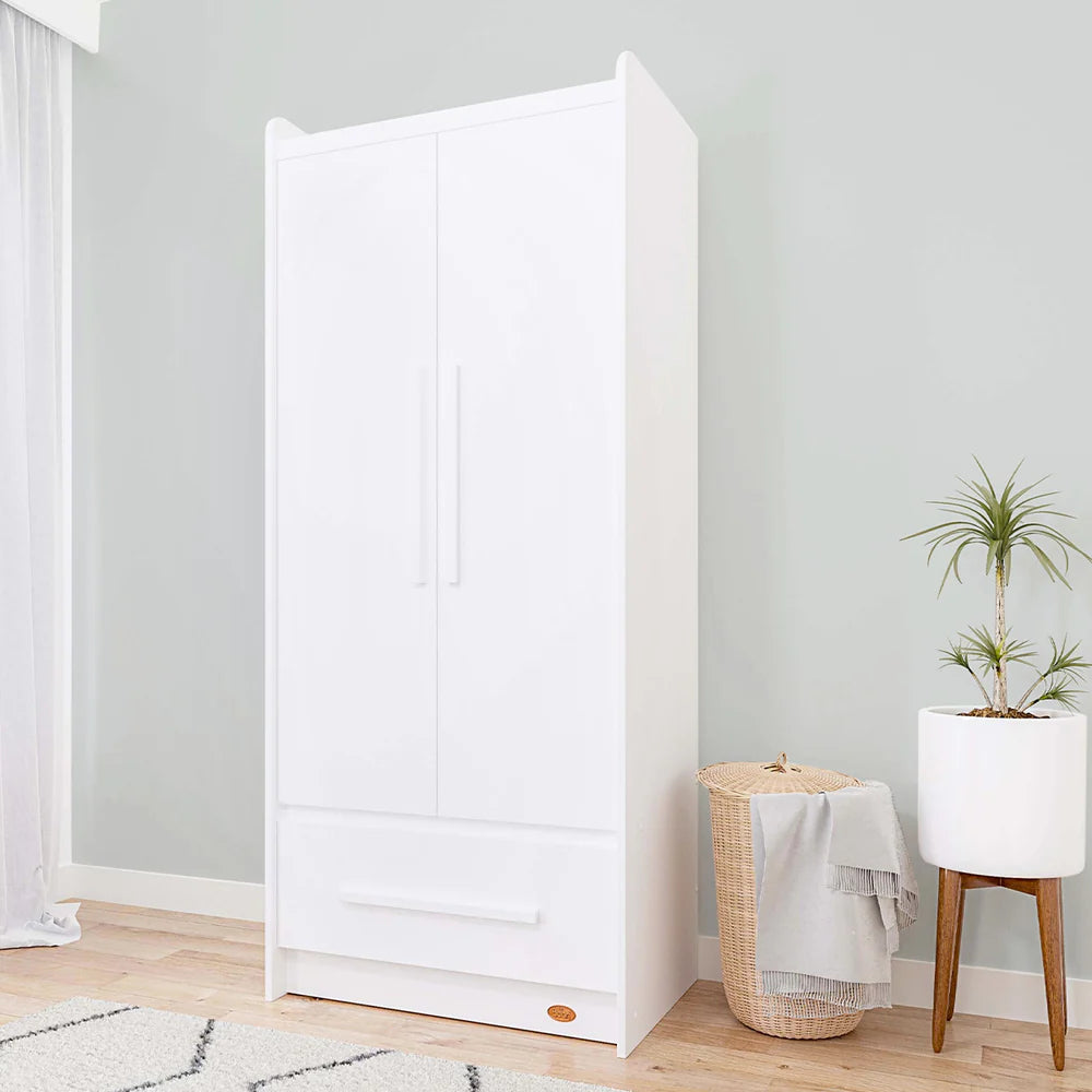 Boori Neat 2 Door Wardrobe - Barley White (BK-NE2DWR/BA)