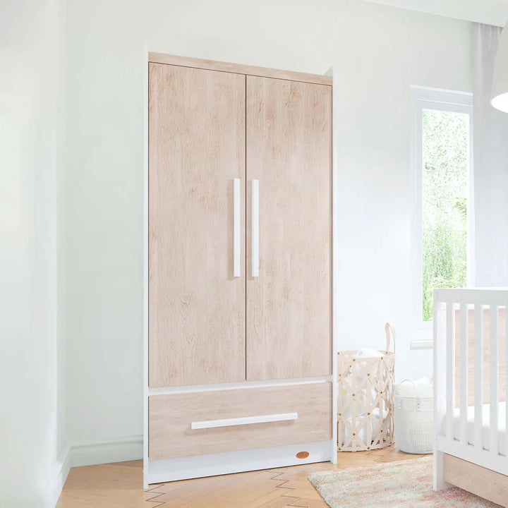 Boori Neat 2 Door Wardrobe - Barley and Oak (BK-NE2DWR/BAOA)