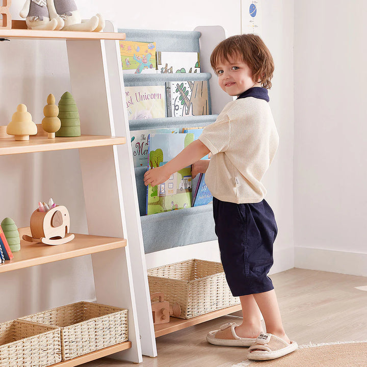 Boori Oslo Bookrack-CHERRY AND ALMOND (BK-OSBRV24/CHAD)