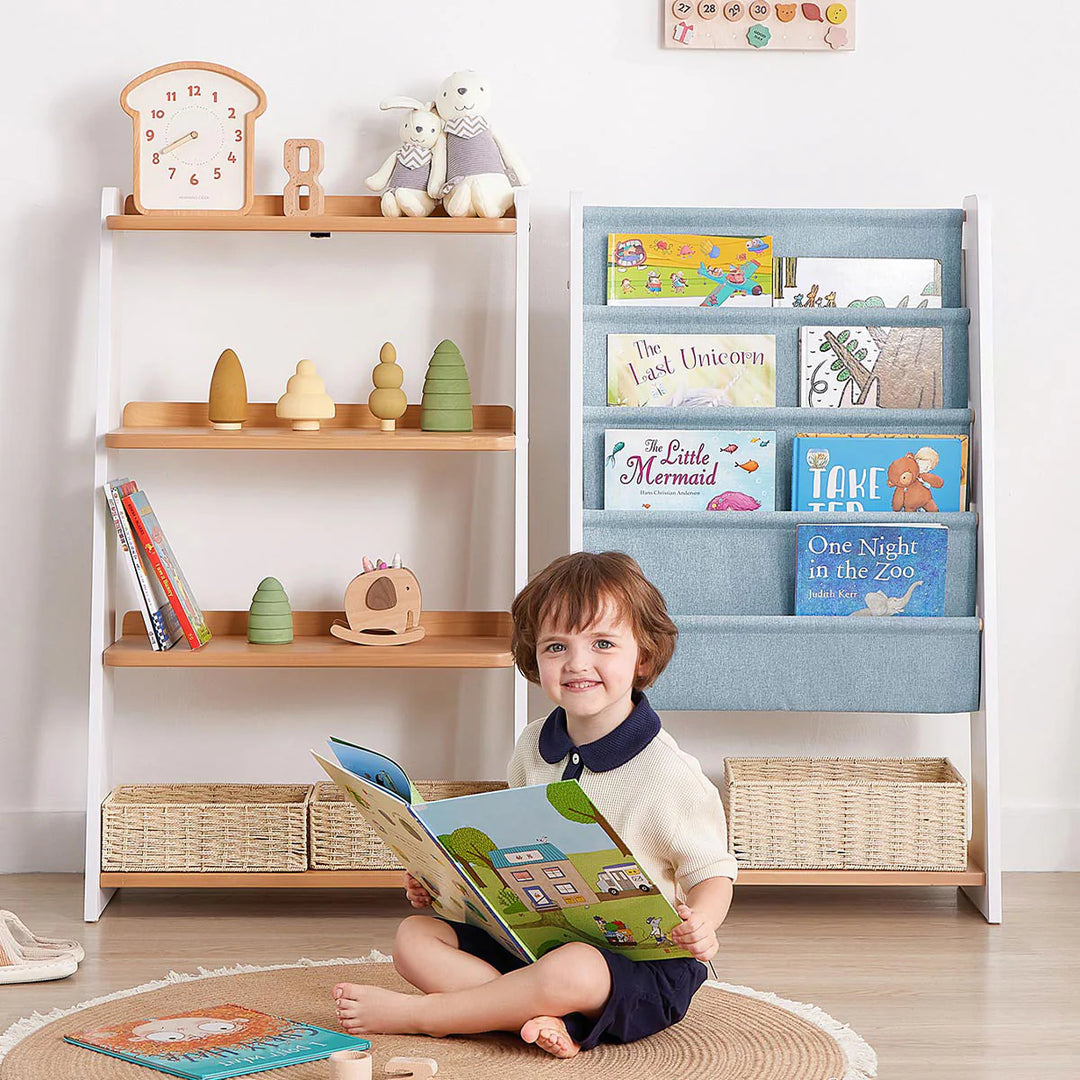 Boori Oslo Bookrack-CHERRY AND ALMOND (BK-OSBRV24/CHAD)