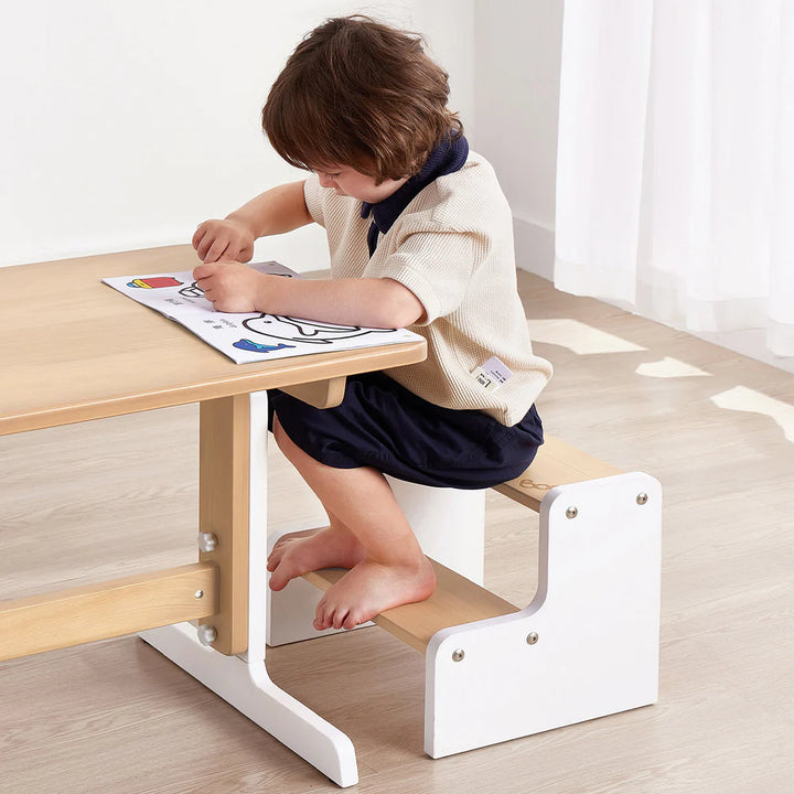 Boori Tidy Foot Step Stool-Cherry & Almond(BK-TIFSV24/CHAD)