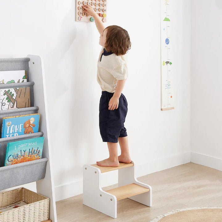 Boori Tidy Foot Step Stool-Cherry & Almond(BK-TIFSV24/CHAD)