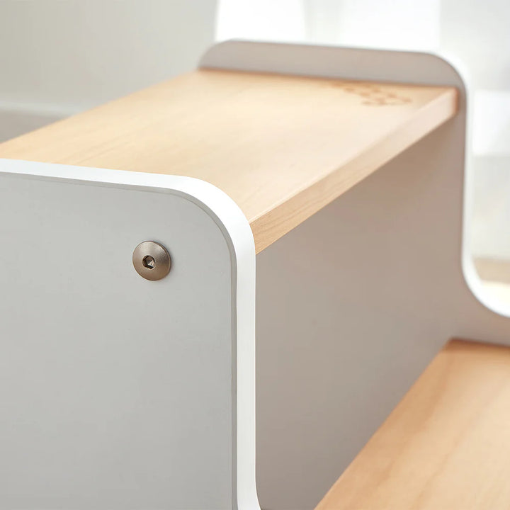 Boori Tidy Foot Step Stool-Cherry & Almond(BK-TIFSV24/CHAD)