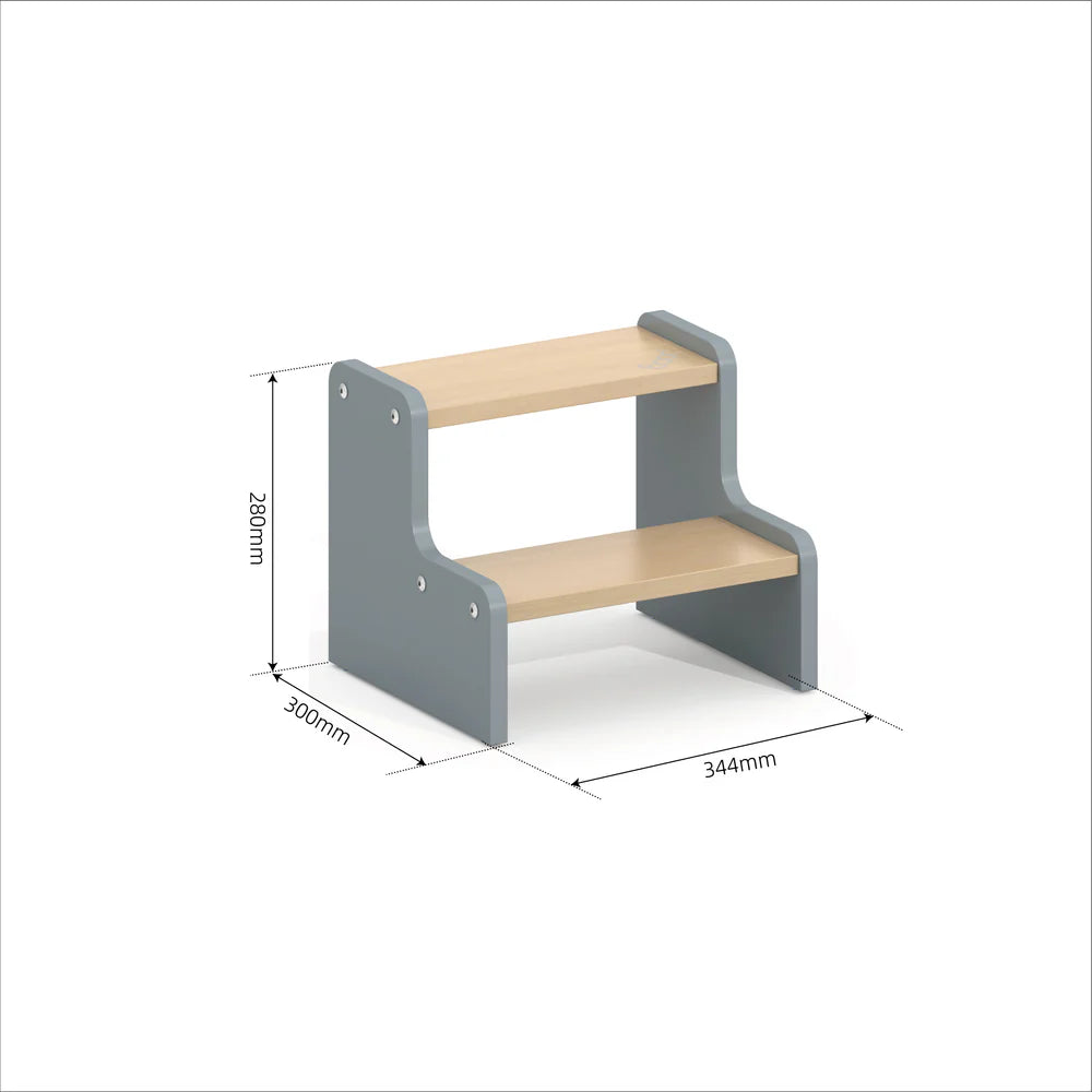 Boori Tidy Foot Step Stool-Cherry & Almond(BK-TIFSV24/CHAD)