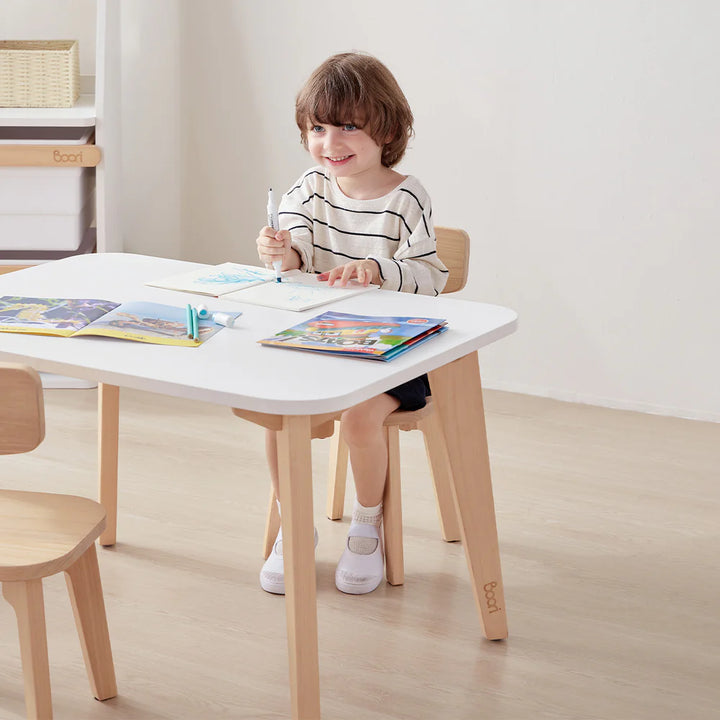 Boori Tidy Table V23 with Two Chairs - Cherry and Almond