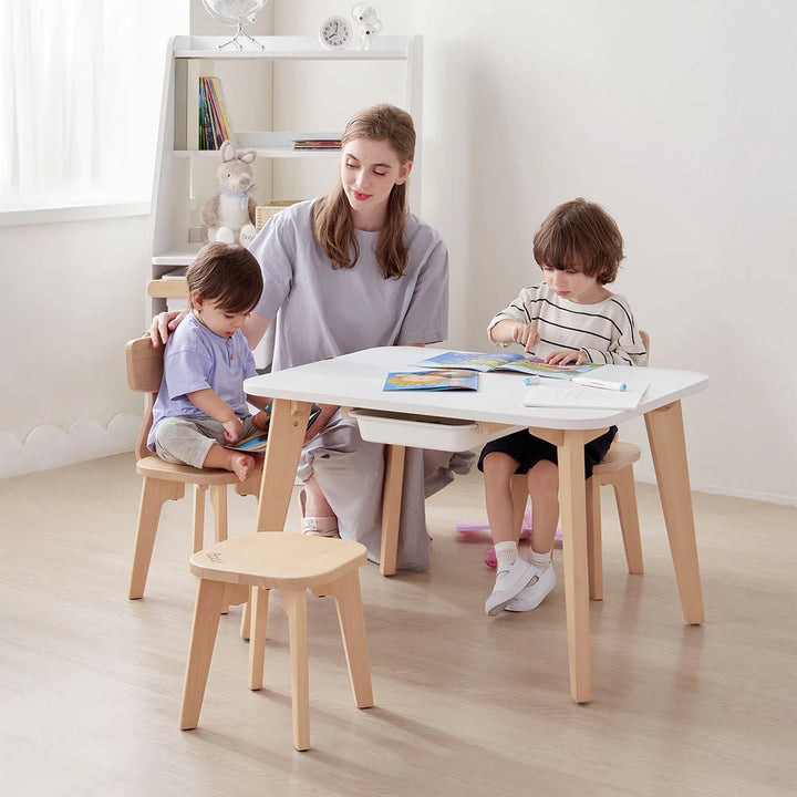 Boori Tidy Table V23 with Two Chairs - Cherry and Almond