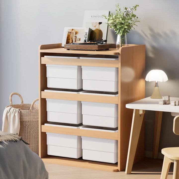 Boori Tall Tidy Cabinet - White Woodgrain