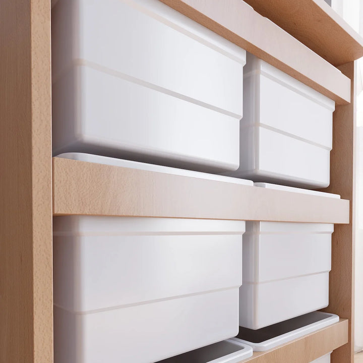 Boori Tall Tidy Cabinet - White Woodgrain