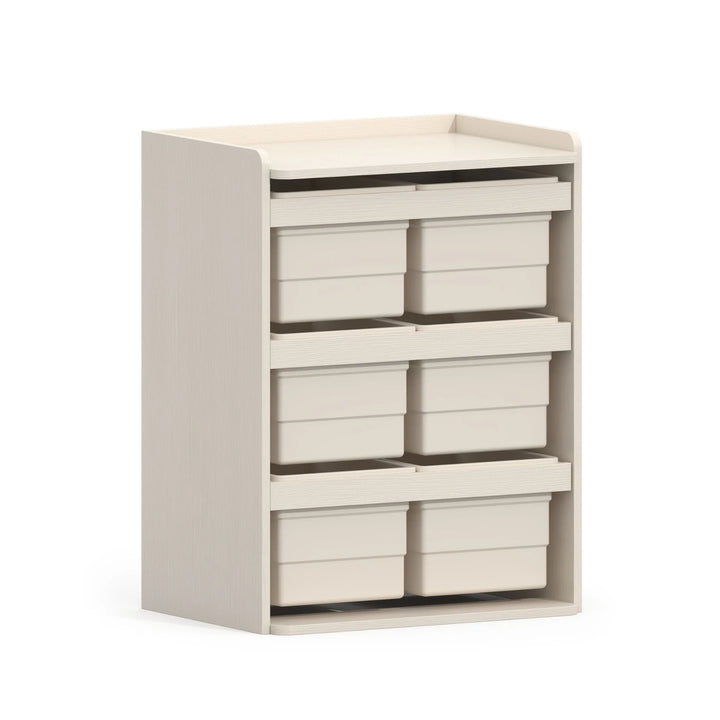 Boori Tall Tidy Cabinet - White Woodgrain
