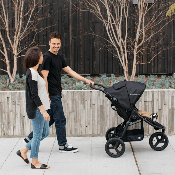 Bumbleride Indie 3 wheel stroller-Black with Matt Black Frame