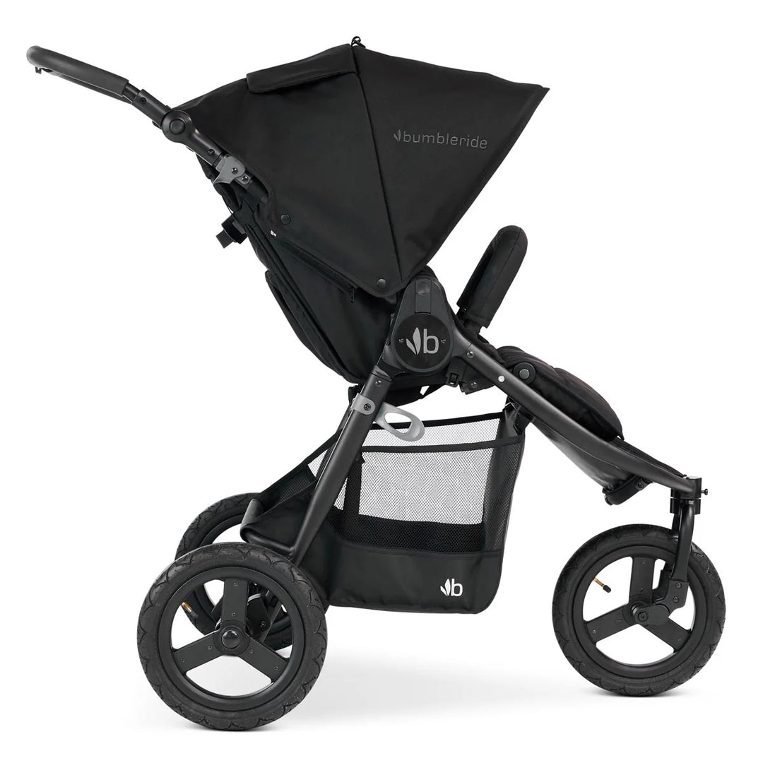 Bumbleride Indie 3 wheel stroller-Black with Matt Black Frame