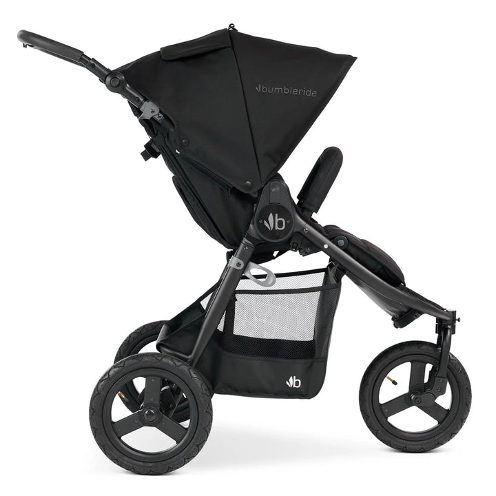 Bumbleride Indie 3 wheel stroller-Black with Matt Black Frame