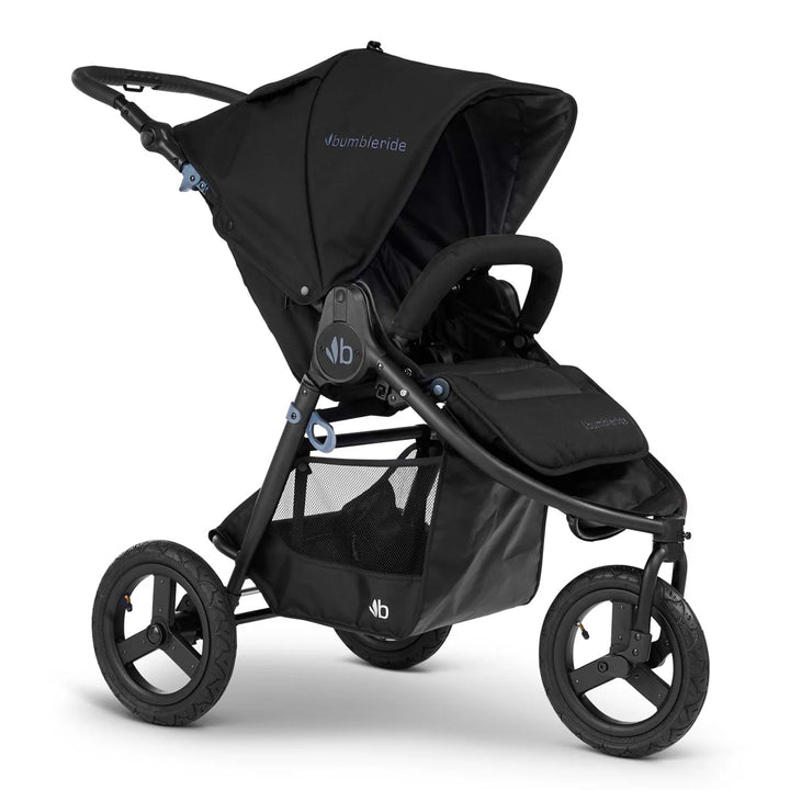 Bumbleride Indie 3 wheel stroller-Black with Matt Black Frame