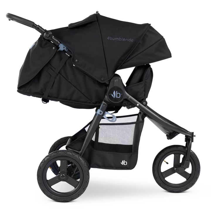 Bumbleride Indie 3 wheel stroller-Black with Matt Black Frame