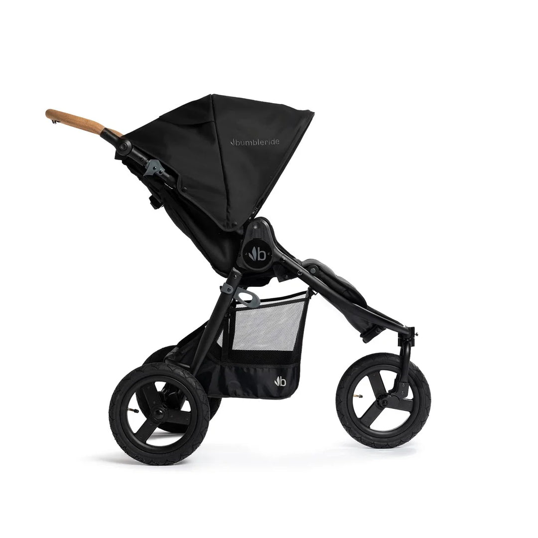 Bumbleride Indie 3 wheel stroller-Black with Matt Black Frame