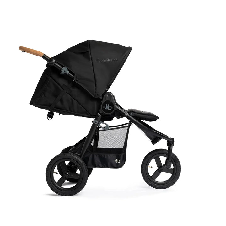 Bumbleride Indie 3 wheel stroller-Black with Matt Black Frame