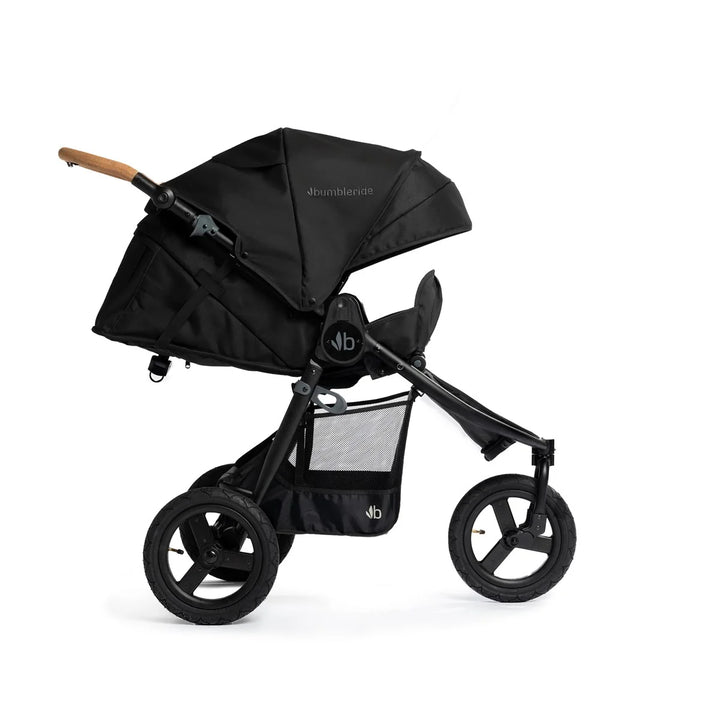 Bumbleride Indie 3 wheel stroller-Black with Matt Black Frame
