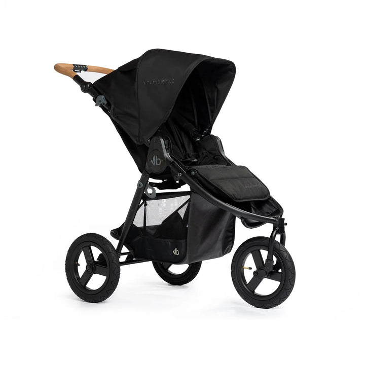 Bumbleride Indie 3 wheel stroller-Black with Matt Black Frame