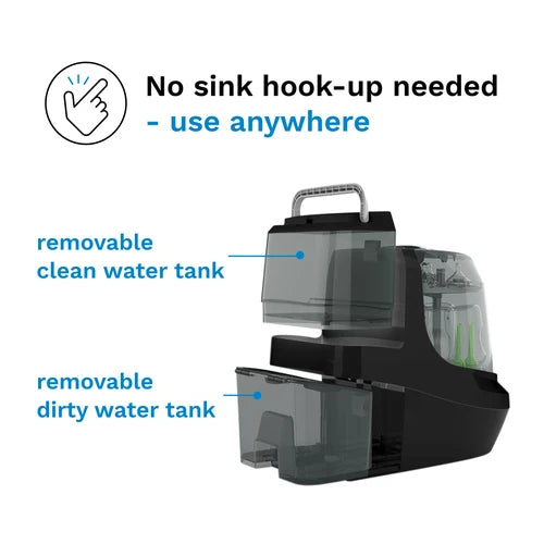 Baby Brezza Bottle Washer Pro – All-In-One Cleaner (Washes, Sterilizes & Dries) - Black