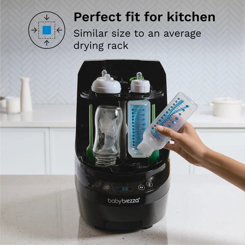 Baby Brezza Bottle Washer Pro – All-In-One Cleaner (Washes, Sterilizes & Dries) - Black